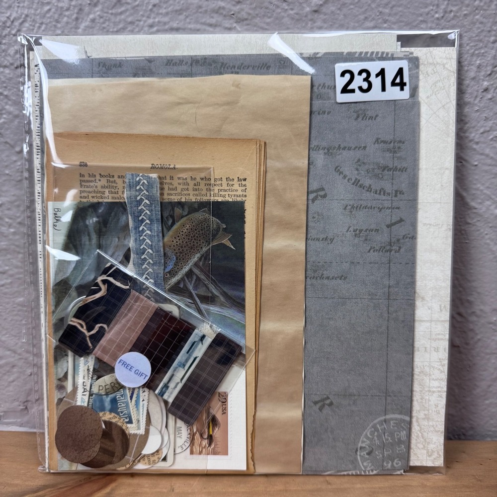 Nautical themed, Large Junk journal Wallpaper, stamps, postcard ephemera 2314